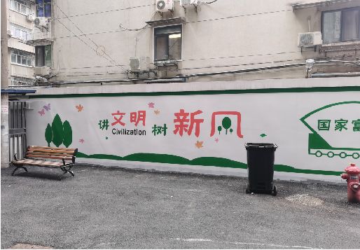 冷水江社区墙绘